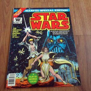 1977 Star Wars Marvel Large Comic Book #1 (34cm X 26cm)